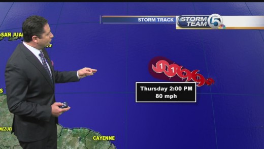 Tropical Storm Danny Update: 5 a.m. Wednesday