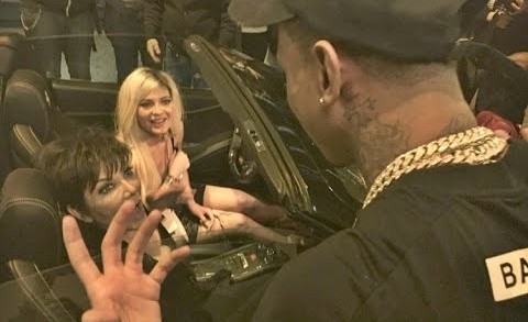 TYGA GIFTING KYLIE JENNER A FERRARI AT HER 18TH BIRTHDAY PARTY SNAPCHAT VIDEO