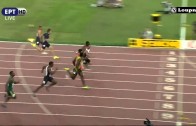 Usain Bolt 9 96 Men’s 100m Semi Final 1 IAAF World Championships Beijing 2015 with fail start