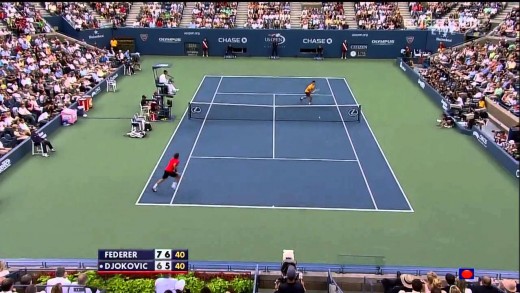 Federer VS Djokovic – US Open Semifinal 2009 Highlights (HD)