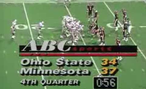 Flashback Friday – 1989 Big Ten Football Greatest Games-Ohio State vs. Minnesota