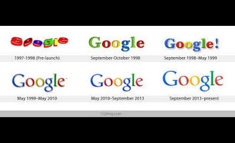 Google Logo History 1998 to 2015  Video || Google’s New Logo 2015