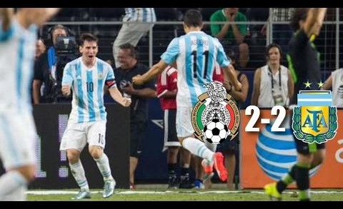 Mexico vs Argentina 2-2 RESUMEN COMPLETO Amistoso Internacional 2015