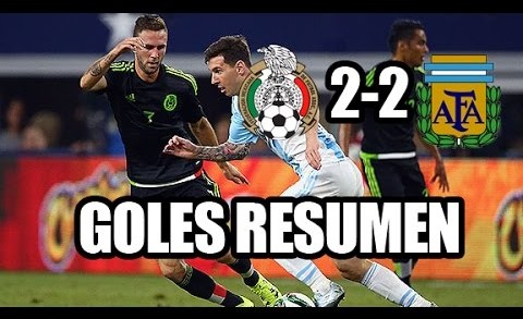 Mexico vs Argentina 2-2 Todo los Goles Amistoso Internacional 2015 HQ