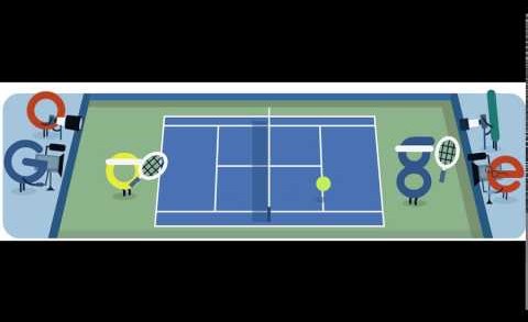 US Tennis Open Results – Google Logo Delivers Search For Start Of  US Open Tournament