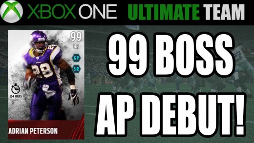 99 BOSS ADRIAN PETERSON DEBUT! – Madden 15 Ultimate Team | MUT XB1 Gameplay