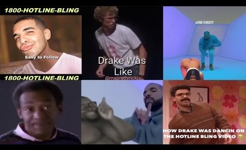 Drake always on beat – Drake hotline bling parody- Drake dancing