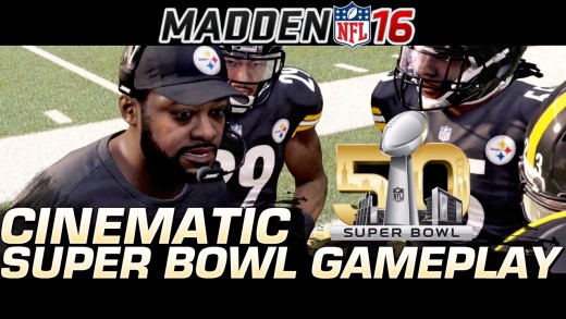 Madden 16 Introduction Scene FULL Cinematic Superbowl 50 Gameplay Steelers vs Cardinals