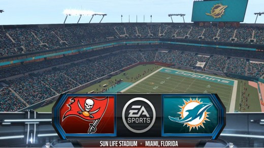 Madden NFL 16 – Tampa Bay Buccaneers vs Miami Dolphins Gameplay [ HD ]