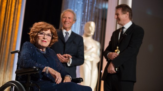 Maureen OâHara receives an Honorary Award at the 2014 Governors Awards