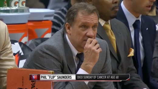 T-Wolves Coach Flip Saunders DIED Today of Cancer At Age 60 – (October 25 – 2015)