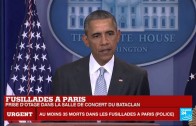 Attentats Ã #Paris – Barack Obama : “Ces attaques veulent terroriser des civils”