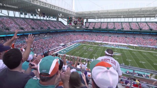 Miami Dolphins Stadium Animation