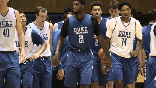 1st Practice: Duke Basketball Never Stops