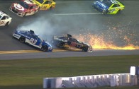 Ryan Newman and Michael Waltrip Wreck in Practice – Daytona 500 – 2016 NASCAR Sprint Cup