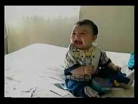 Cute baby laughing hysterically!!!