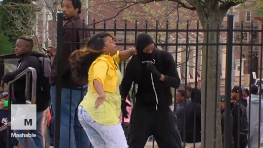 Baltimore mom slaps and scolds rioting son in front of everyone | Mashable