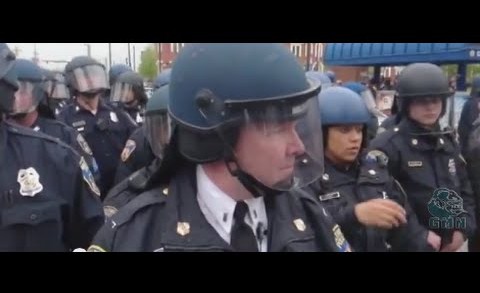 Baltimore Protest Footage: Riot Police Presence Incites Pete To Demand For Justice