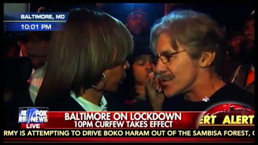 Geraldo Nearly Comes to Blows with Baltimore Protester