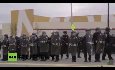 LIVE: Mass Baltimore protest follows Freddie Gray funeral