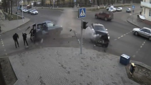 Russian Road Rage and Accidents January 2013 [18+] ll SFB