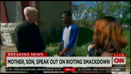Toya Gragam, Baltimore Mom and Son Michael Singleton Interviewed By CNN Anderson Cooper |FULL VIDEO