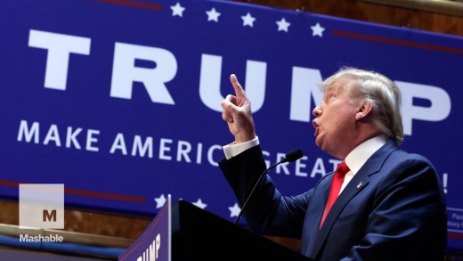 Donald Trump’s 2016 campaign announcement was the opposite of politically correct | Mashable