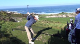 Dustin Johnson 2013 Pebble Beach Pro Am at Spyglass Swingvision and Slow Motion 60fps