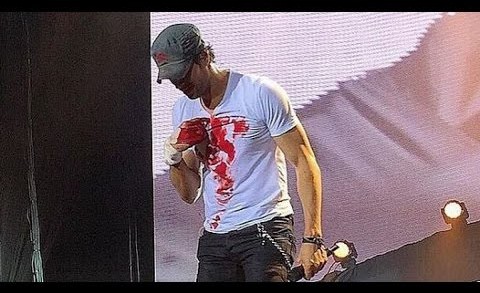 Enrique Iglesias es herido en un concierto POR UN DRON!!!