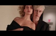 Jalouse april cover shoot with Lucky Blue and Hailey Baldwin (behind the scenes)