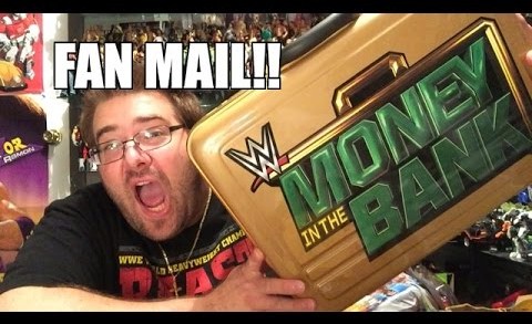 MONEY IN THE BANK Briefcase FOR FREE?? Grim UNBOXES WWE Figures FAN MAIL