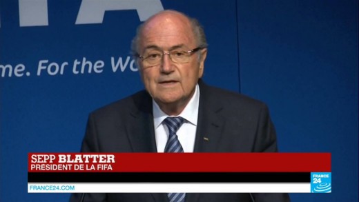Sepp Blatter dÃ©missionne de la prÃ©sidence de la Fifa : son allocution en intÃ©gralitÃ©