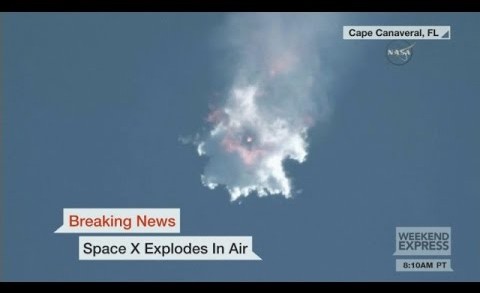 SpaceX rocket explodes after launch