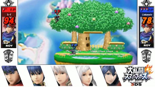 Super Smash Bros. for 3DS: Roy (and Ryu) First Time Test vs. Linkmstr