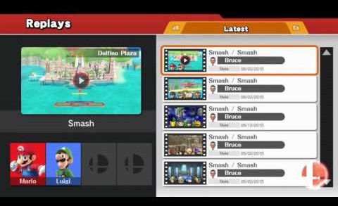Super Smash Bros Wii U/3DS – Tournament Mode and YouTube Replays Info
