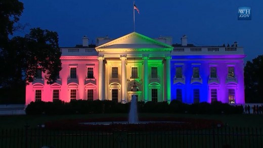 The Rainbow White House