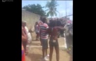 [TV TRIBUNA] VÃ­deo mostra confusÃ£o entre foliÃµes e policiais no Baiacu na Vara