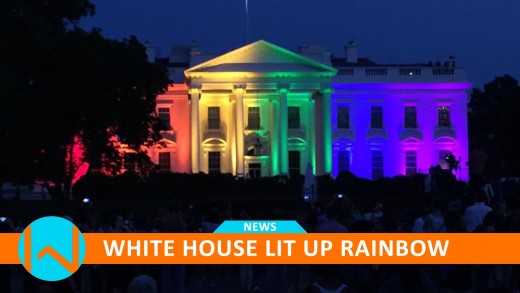White House lit up in Rainbow | Wornies