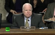 âShut up or Iâll have you arrestedâ¦.. low-life scumâ â John McCain to anti-war activists