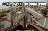 Coney Island Cyclone Roller Coaster POV! Happy 4th of July!