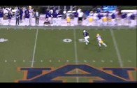 D’haquille “Duke” Williams makes an incredible diving catch against LSU.