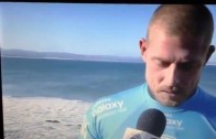 FULL INTERVIEW to Mick Fanning and Julian Wilson after white shark attack in JBAY Open 2015
