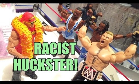 GTS WRESTLING: RACIST HULK HOGAN! WWE Mattel Figure Matches Elite ANIMATION!