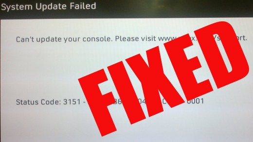 How to Fix “System Update Failed” – Any Status Code (Xbox 360)