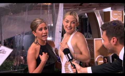 Kate Hudson & Jennifer Aniston – Golden Globe Awards 2015