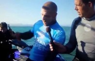 Mick Fanning Jeffreys Bay Shark Attack