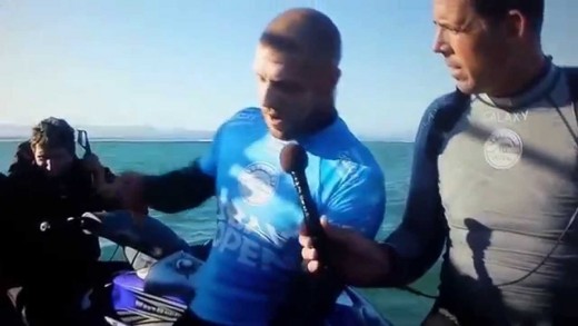 Mick Fanning Jeffreys Bay Shark Attack