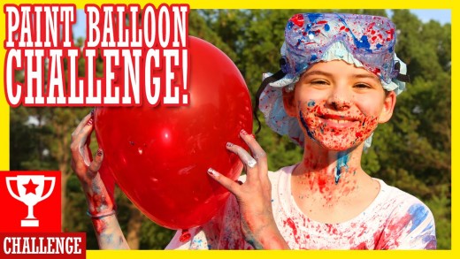 PAINT BALLOON CHALLENGE!  HAPPY 4th OF JULY!!  |  KITTIESMAMA