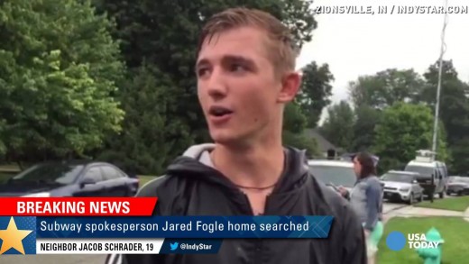 Police raid home of Subway pitchman Jared Fogle