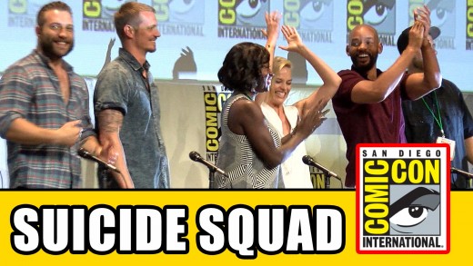 Suicide Squad Comic Con Panel: Will Smith, Margot Robbie, Cara Delevingne, Viola Davis, Jai Courtney